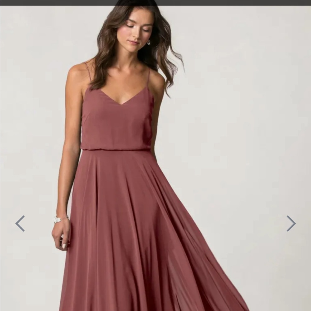 Inesse maxi dress. Color cinnamon-rose
